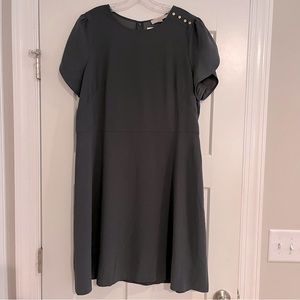 *Final price* LOFT Dark gray dress size 18